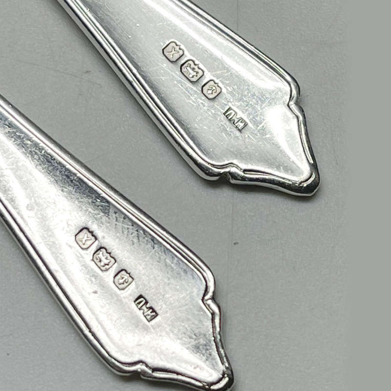 Hallmarked Silver Christening Set Birmingham 1949