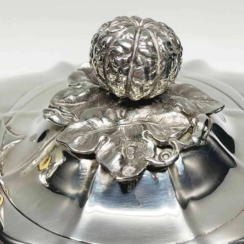 Rare Irish Silver Dublin Melon Tea Pot 1837 George Alcock