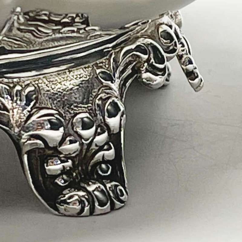 Rare Irish Silver Dublin Melon Tea Pot 1837 George Alcock