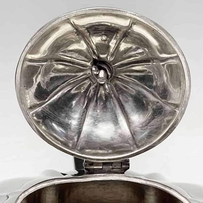 Rare Irish Silver Dublin Melon Tea Pot 1837 George Alcock