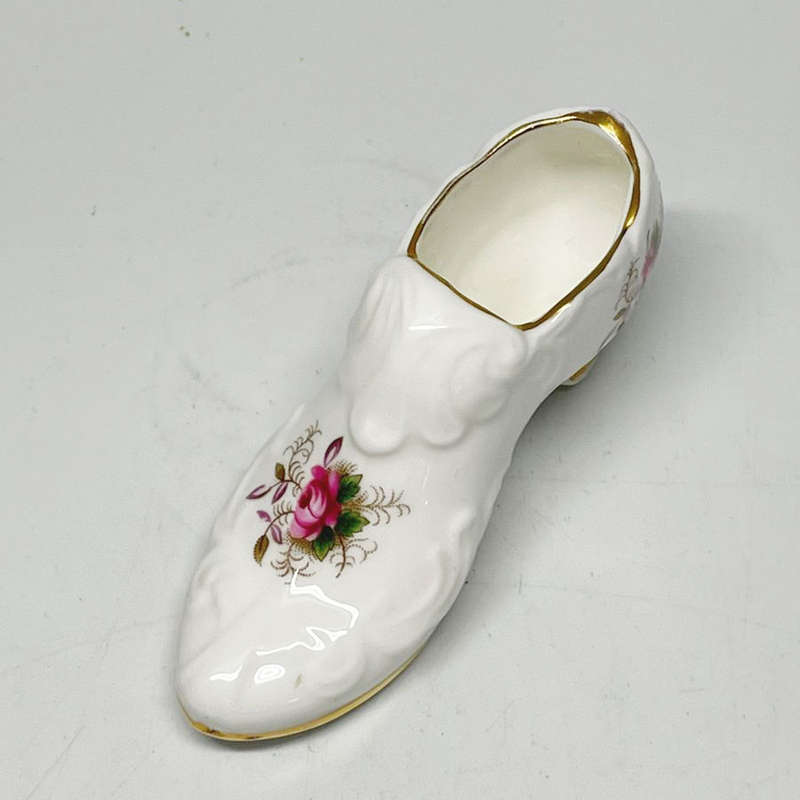 Royal Albert Lavender Rose Miniature Shoe