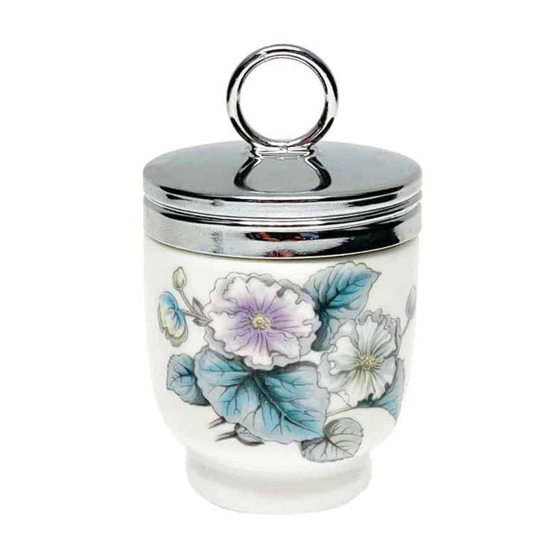 Royal Worcester Egg Coddler Mauve Grey Floral