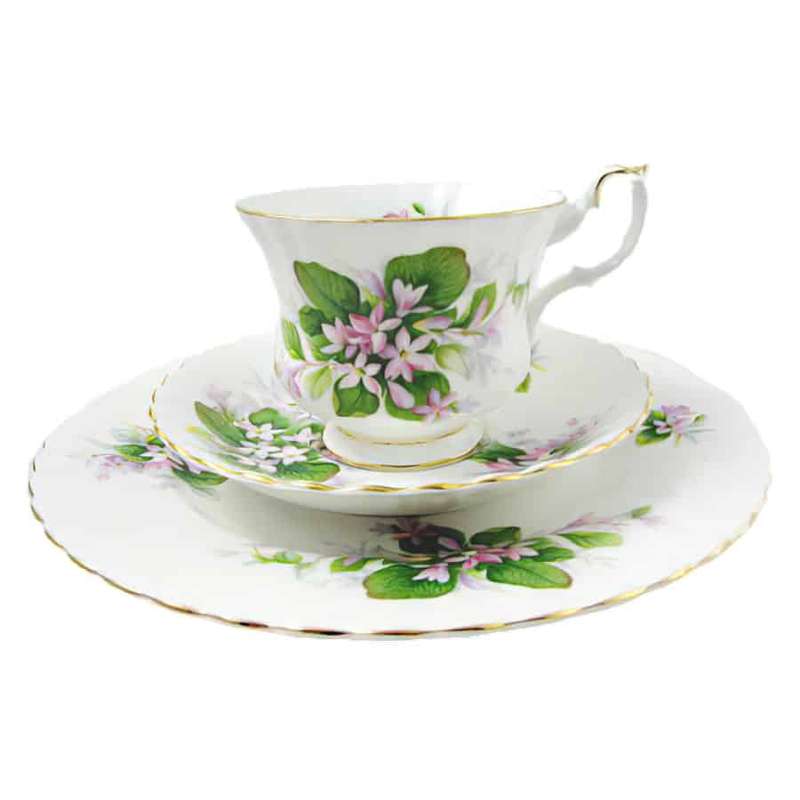 Royal Albert Mayflower Tea Trio