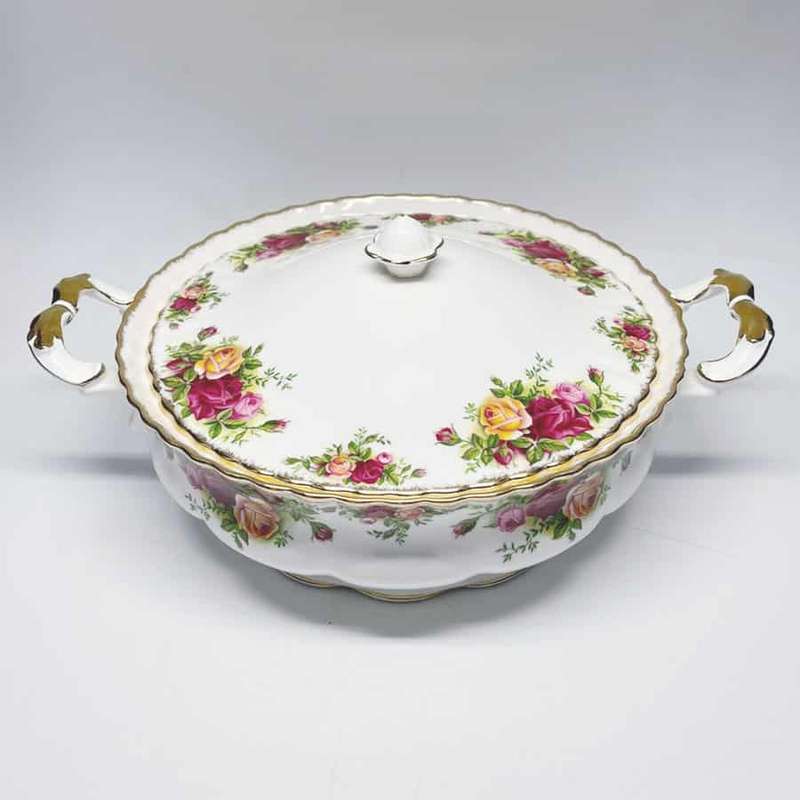 Royal Albert Old Country Roses Vegetable Bowl and Cover