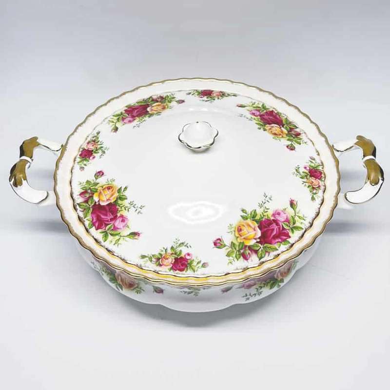 Royal Albert Old Country Roses Vegetable Bowl and Cover