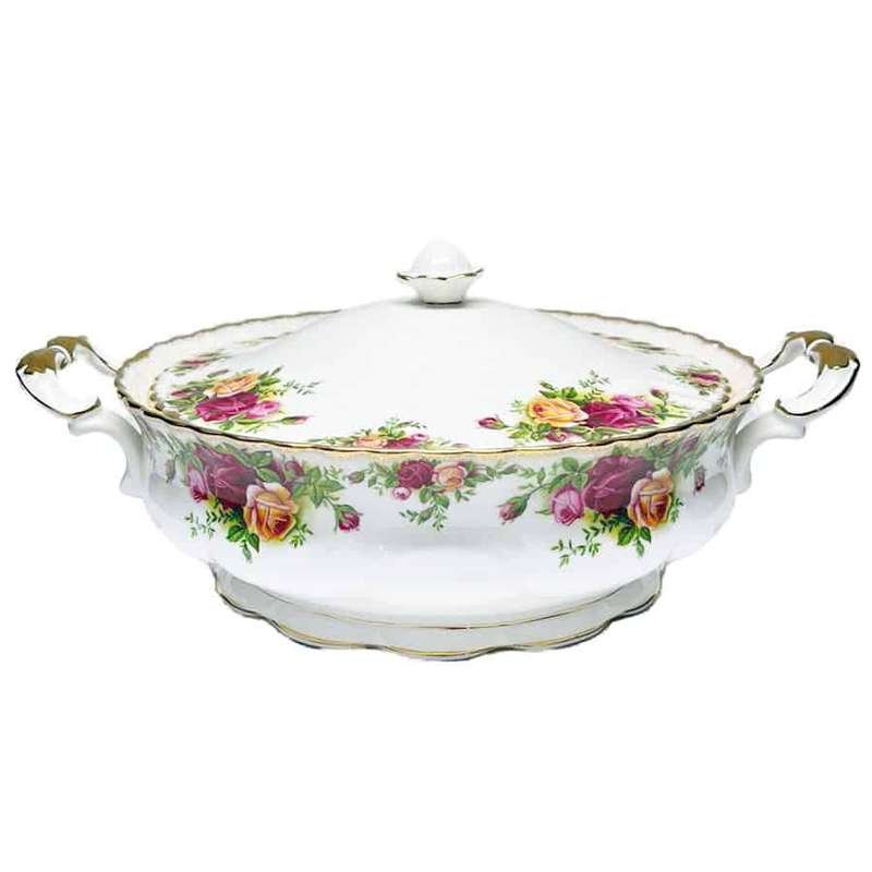 Royal Albert Old Country Roses Vegetable Bowl and Cover