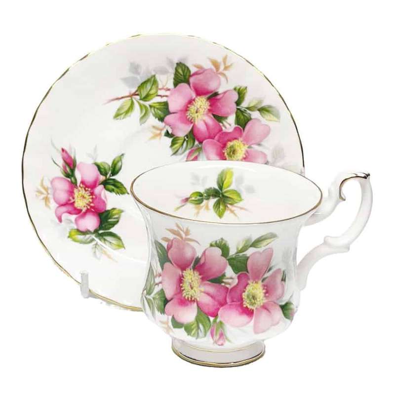 Royal Albert Prairie Rose Demitasse Duo