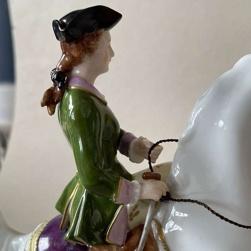 Volkstedt Lady On Horse Back C1945