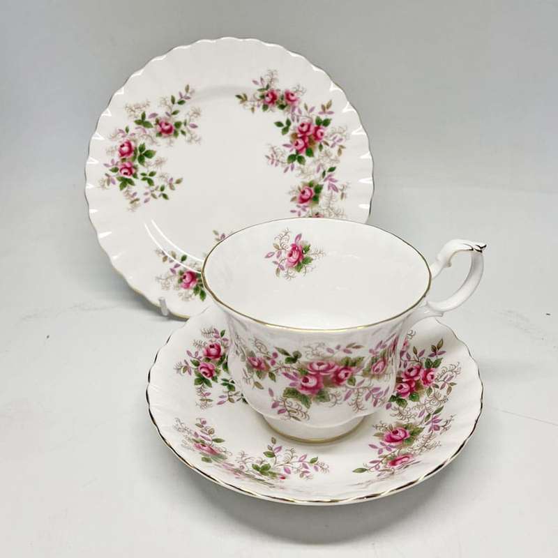 Royal Albert Lavender Rose Pattern Trio