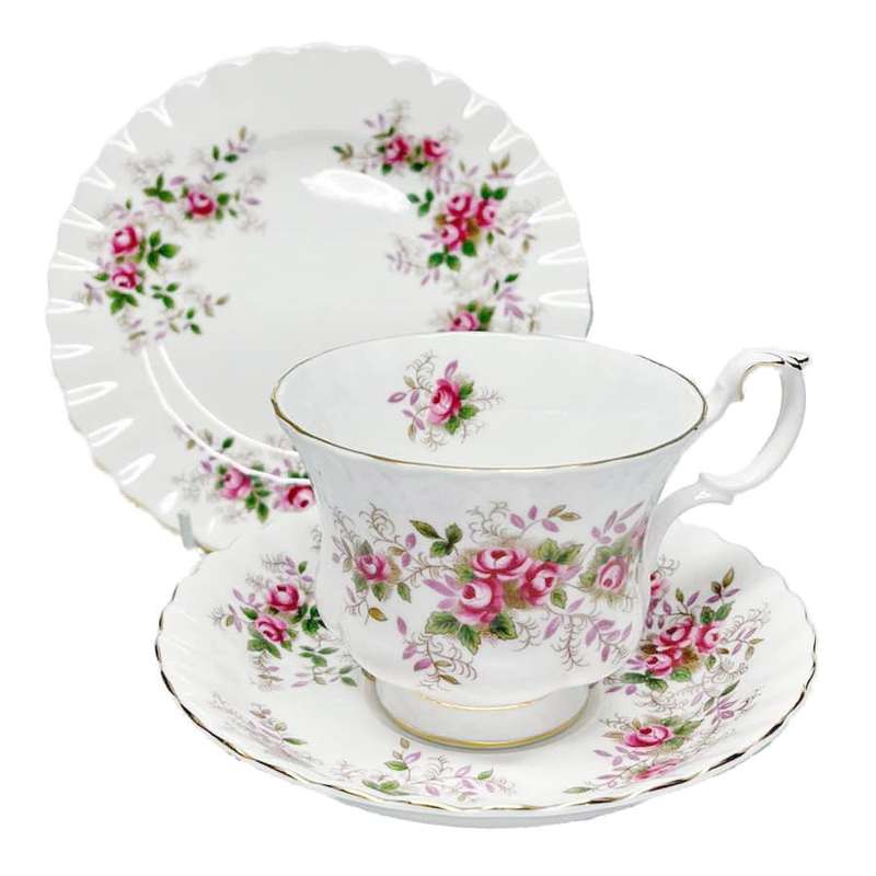 Royal Albert Lavender Rose Pattern Trio