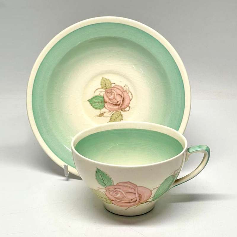 Susie Cooper Patricia Rose Green Tea Duo