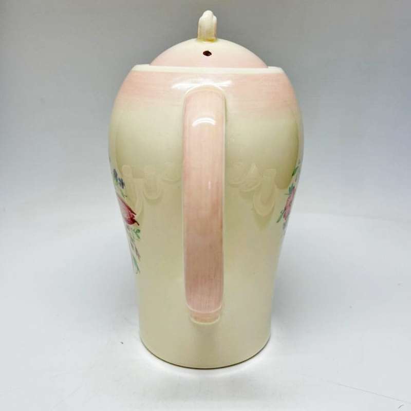 Susie Cooper Pink Dresden Spray Coffee Service