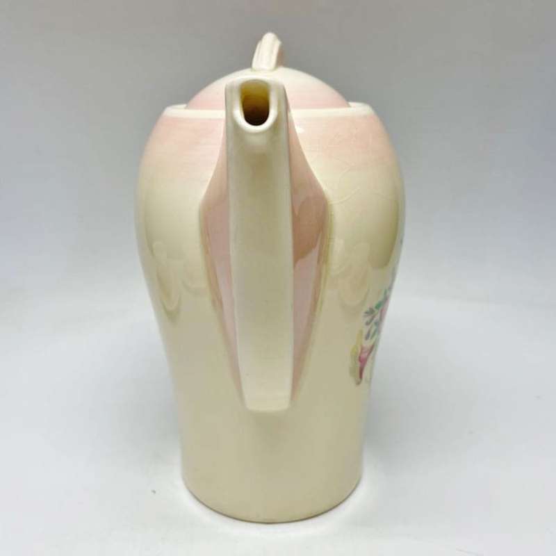 Susie Cooper Pink Dresden Spray Coffee Service