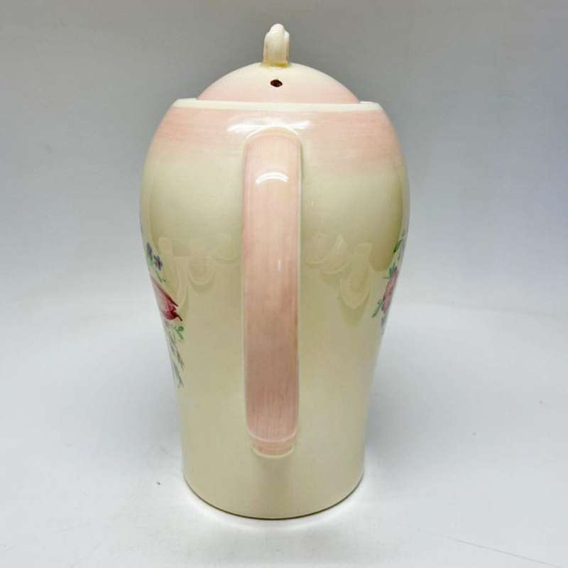 Susie Cooper Pink Dresden Spray Coffee Service