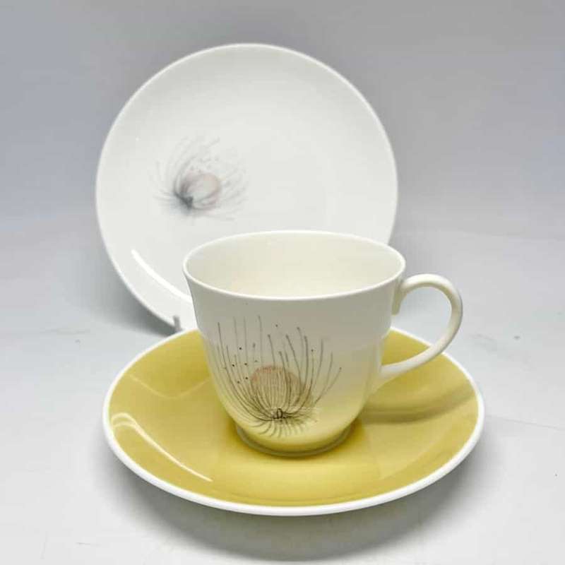 Susie Cooper Teazle Sandalwood Trio
