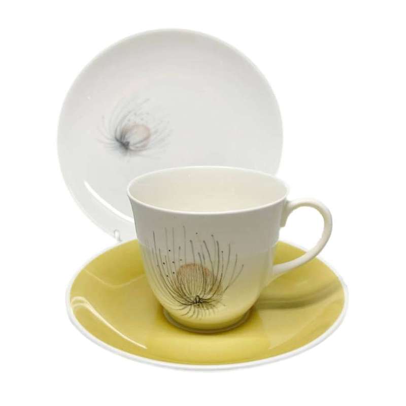 Susie Cooper Teazle Sandalwood Trio