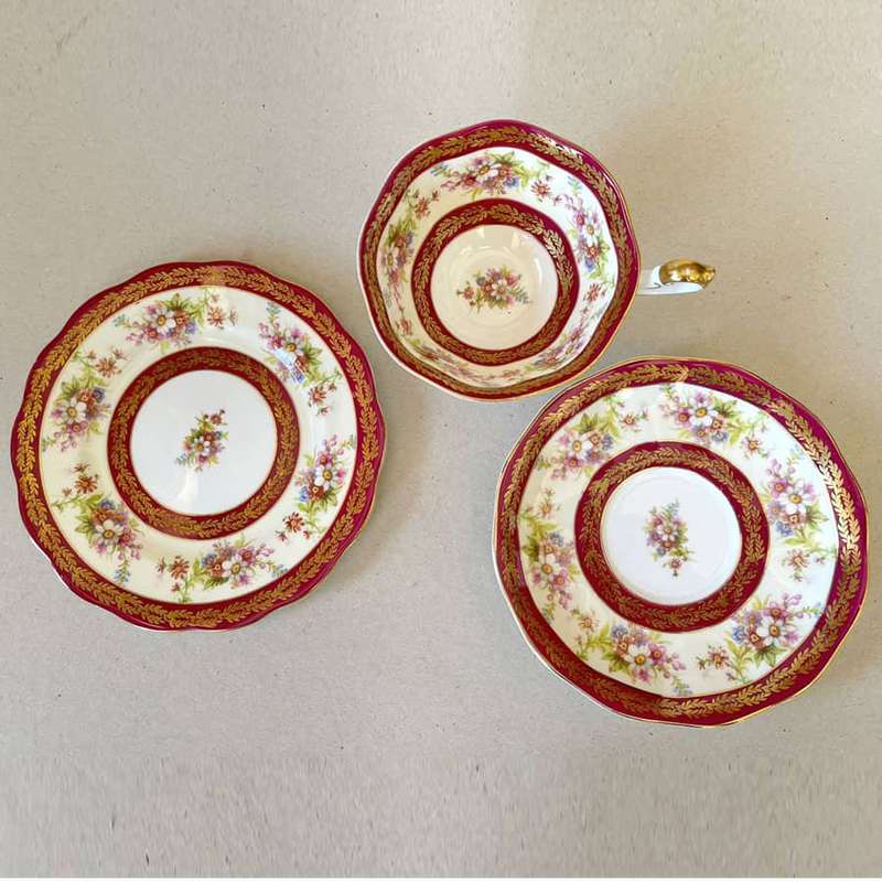 Unnamed Royal Albert Floral Avon Trio