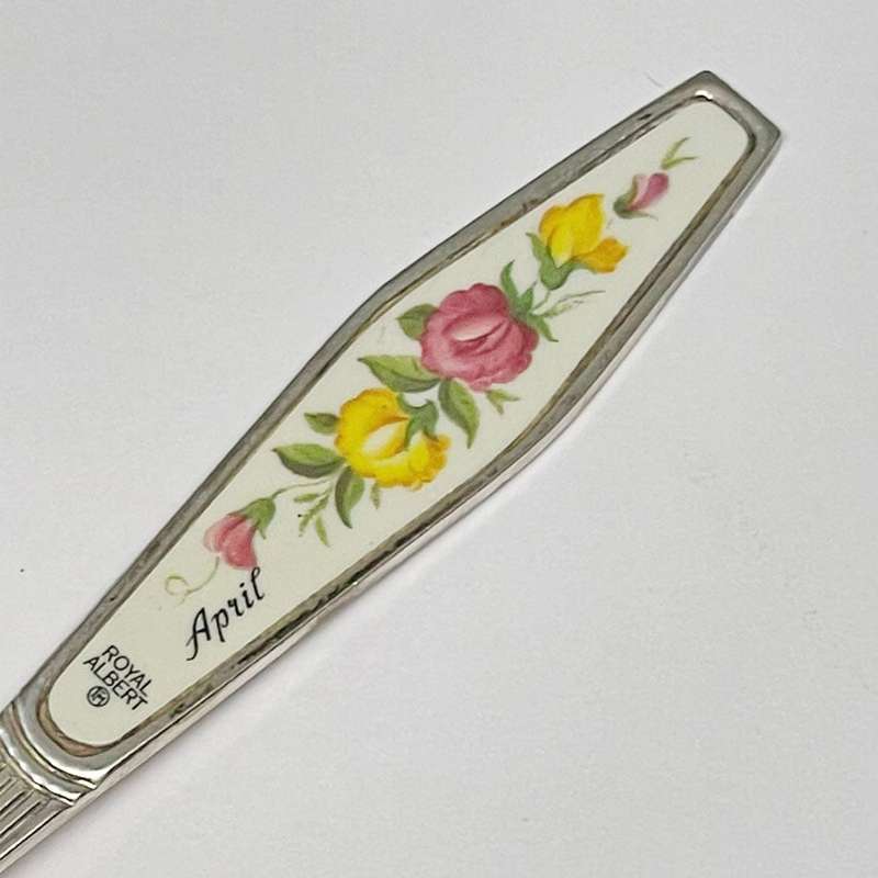 Royal Albert Flower of The Month April Cake Fork
