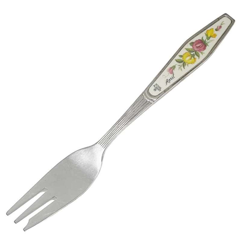 Royal Albert Flower of The Month April Cake Fork