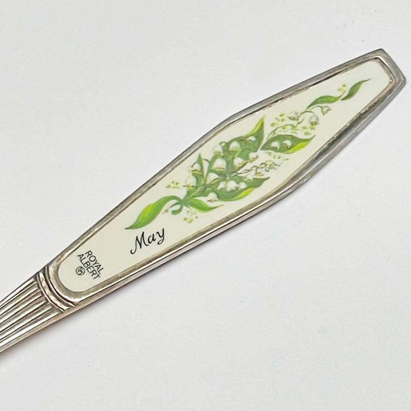 Royal Albert Flower of The Month May Cake Fork