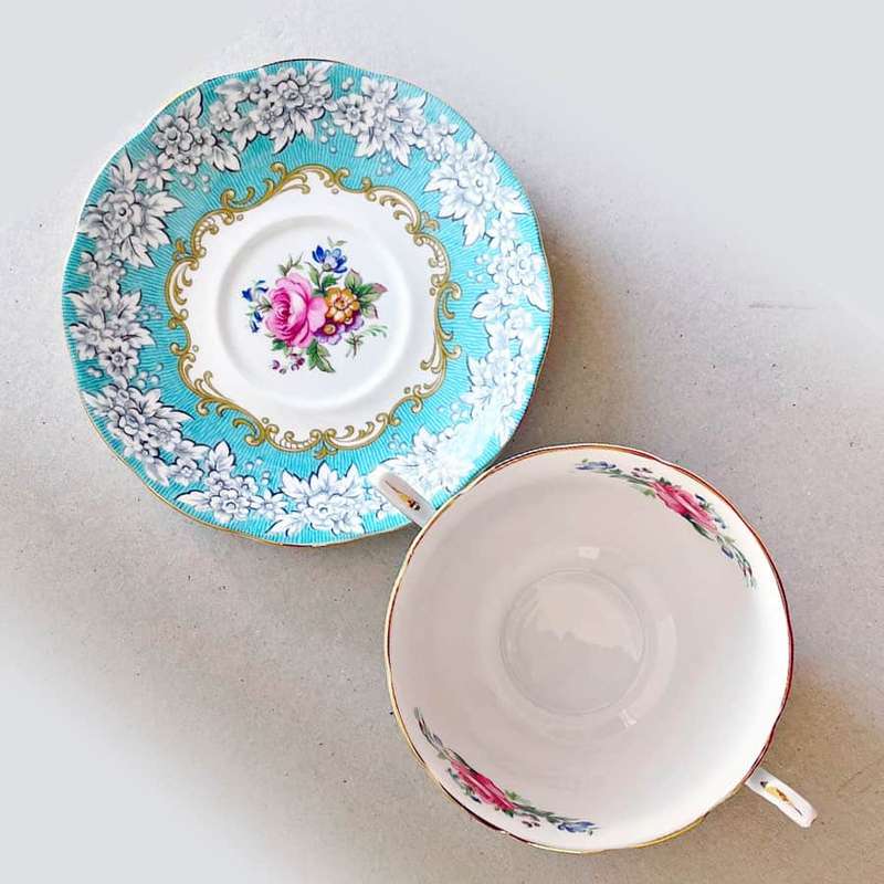 Royal Albert Enchantment Soup Coupe and Saucer
