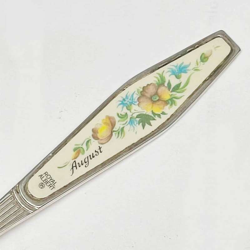 Royal Albert Flower of The Month August Tea Spoon