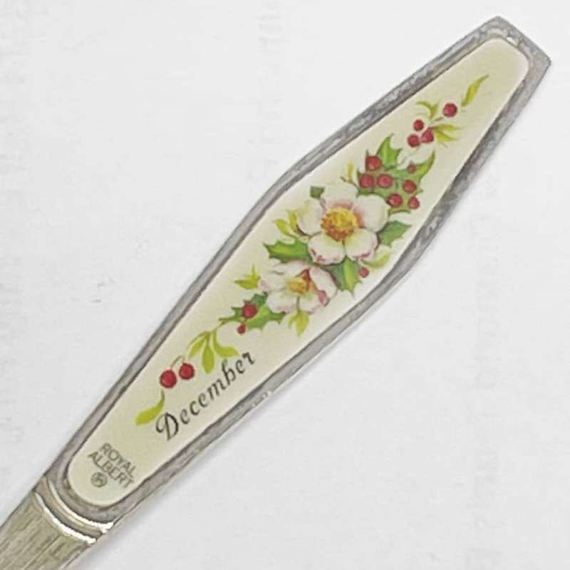 Royal Albert Flower of The Month December Tea Spoon