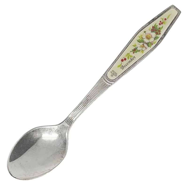 Royal Albert Flower of The Month December Tea Spoon