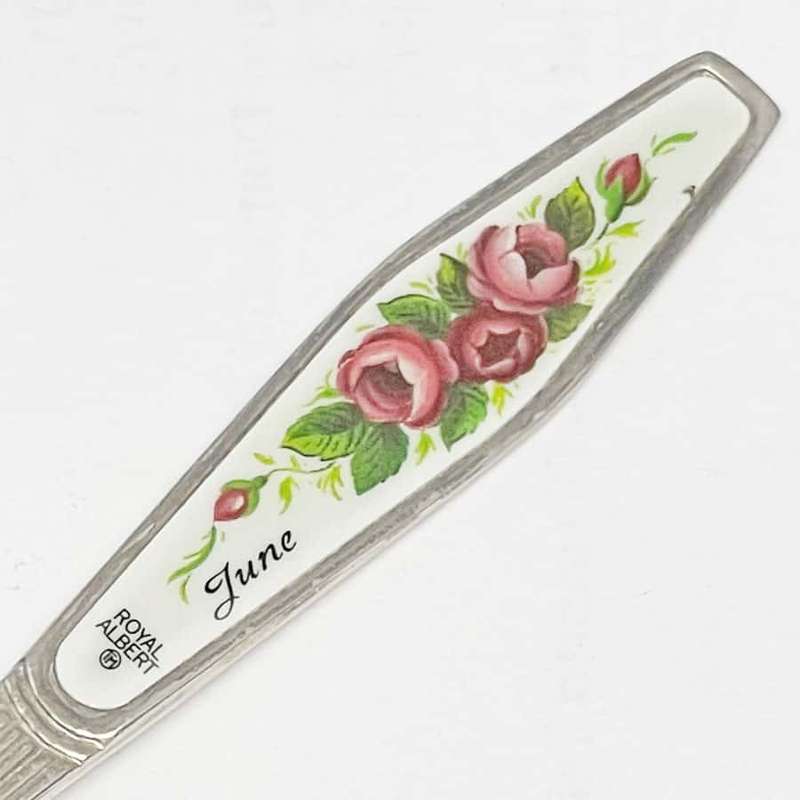 Royal Albert Flower of The Month June Tea Spoon
