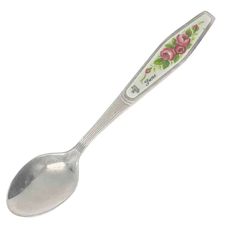 Royal Albert Flower of The Month June Tea Spoon