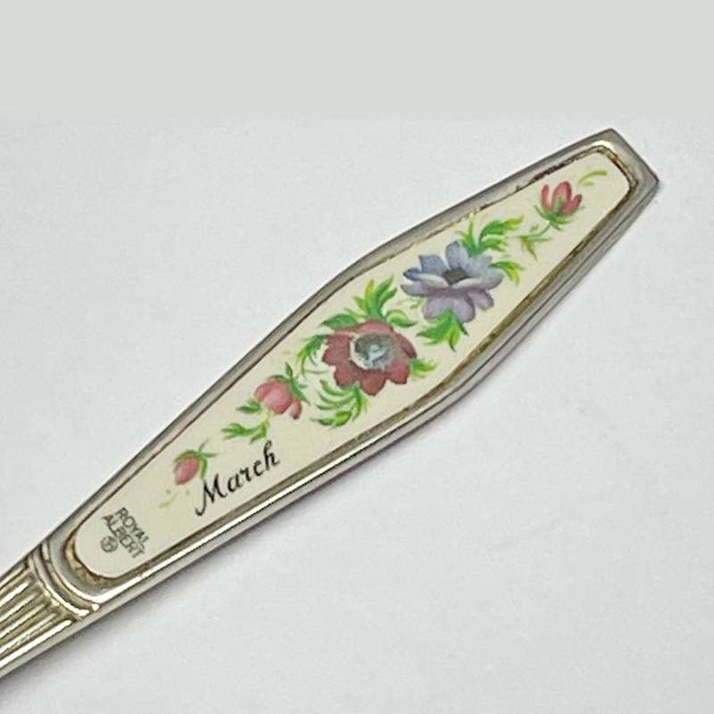 Royal Albert Flower of The Month March Cake Fork