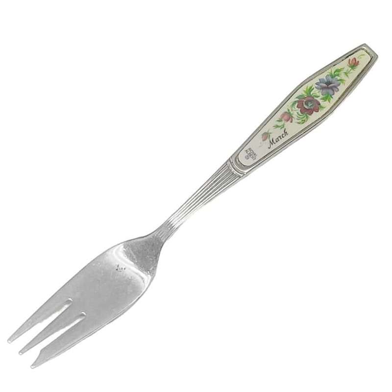 Royal Albert Flower of The Month March Cake Fork