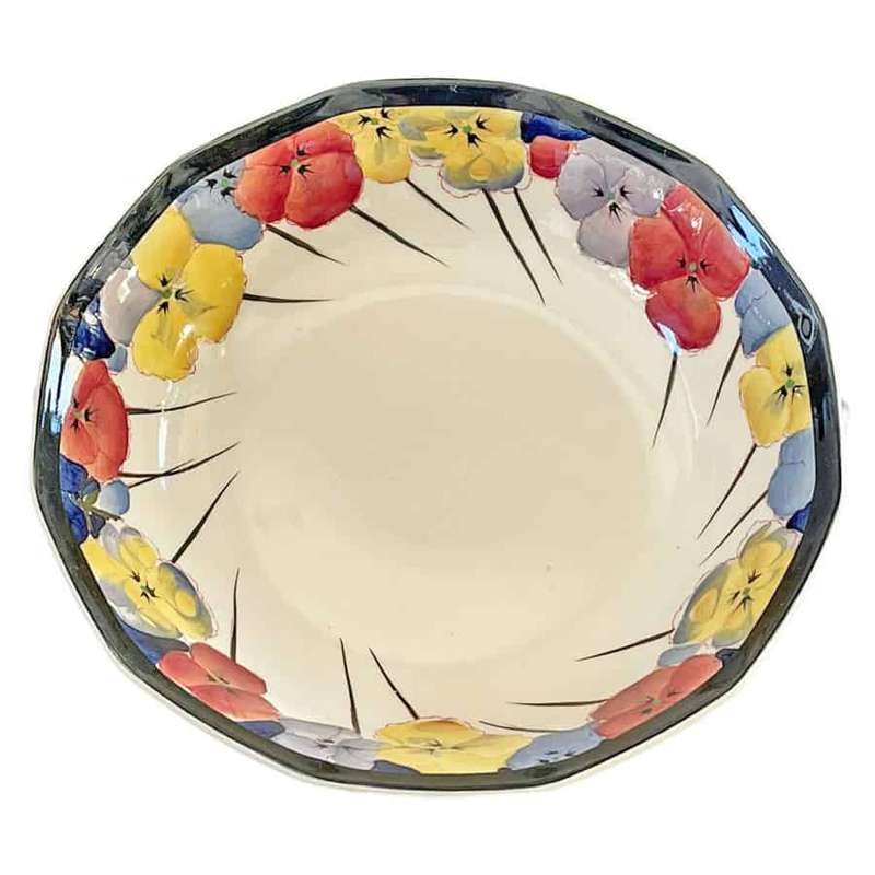 Royal Doulton Large Pansy Dessert Bowl D4049