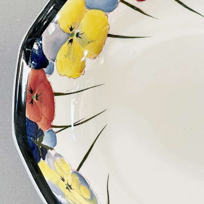Royal Doulton Large Pansy Dessert Bowl D4049