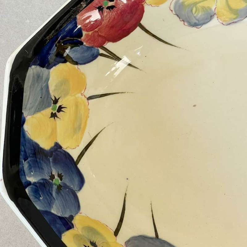 Royal Doulton Pansy Rectangular Serving Bowl D4049