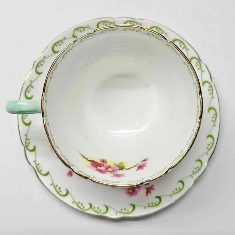 Shelley Pink Blossom Coffee Service 13532