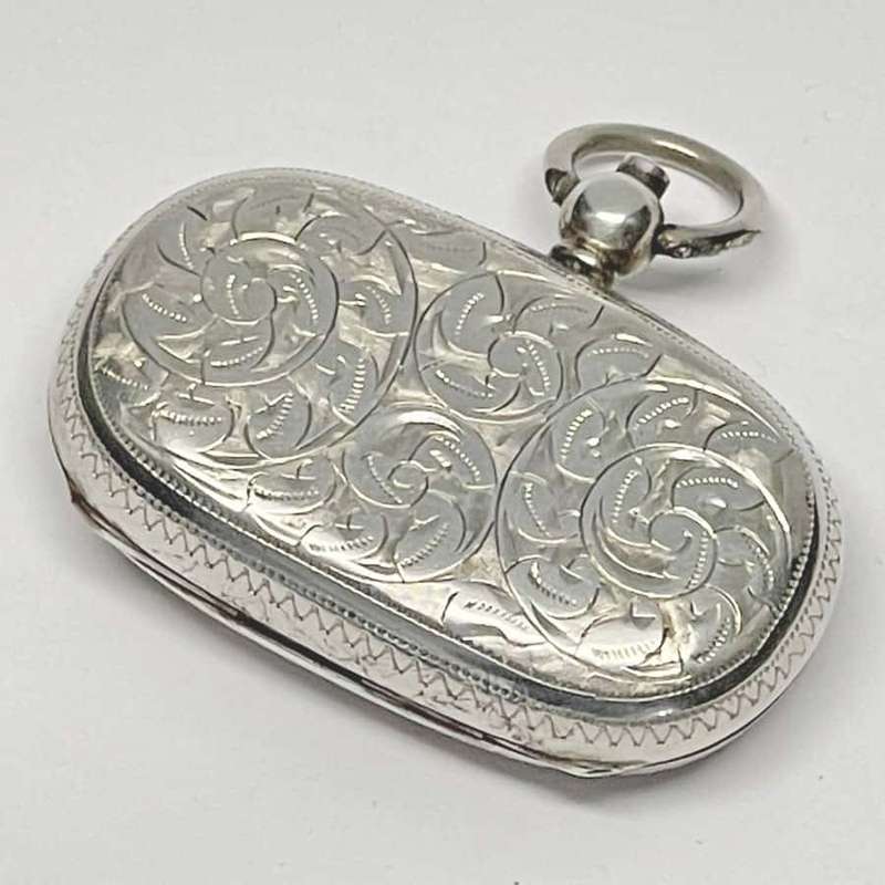 Hallmarked Double Silver Sovereign Case 1902