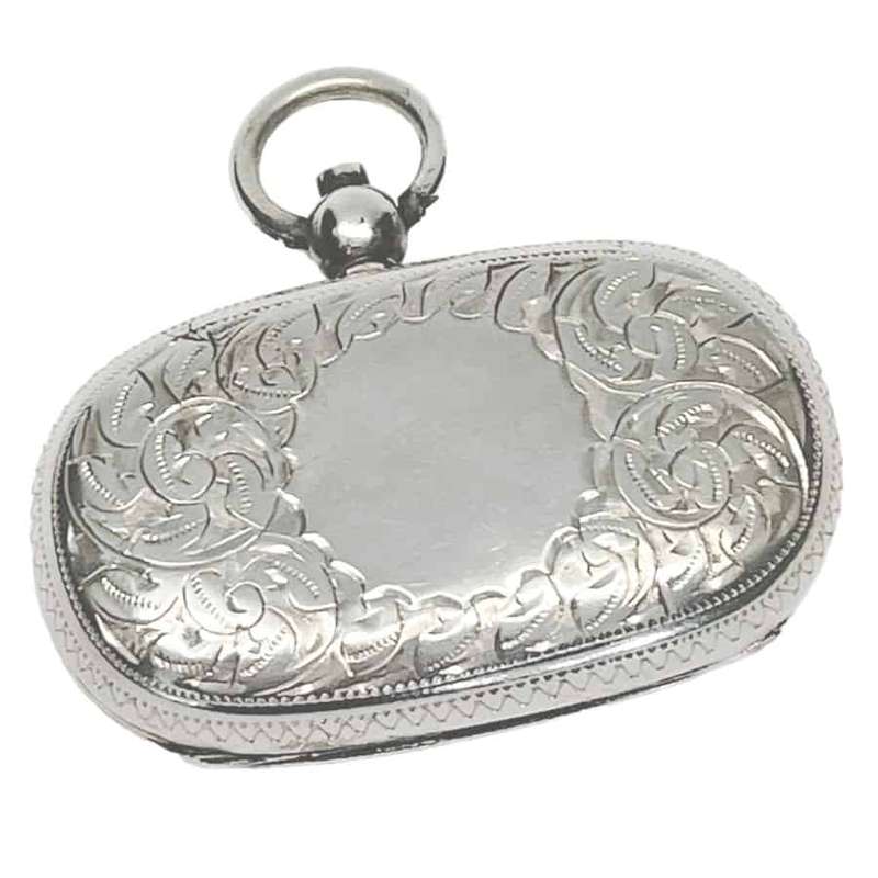 Hallmarked Double Silver Sovereign Case 1902