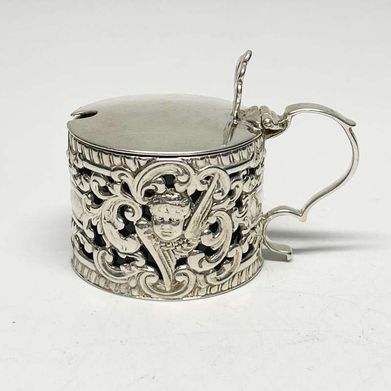 Hallmarked London Silver 1896 Mustard Pot