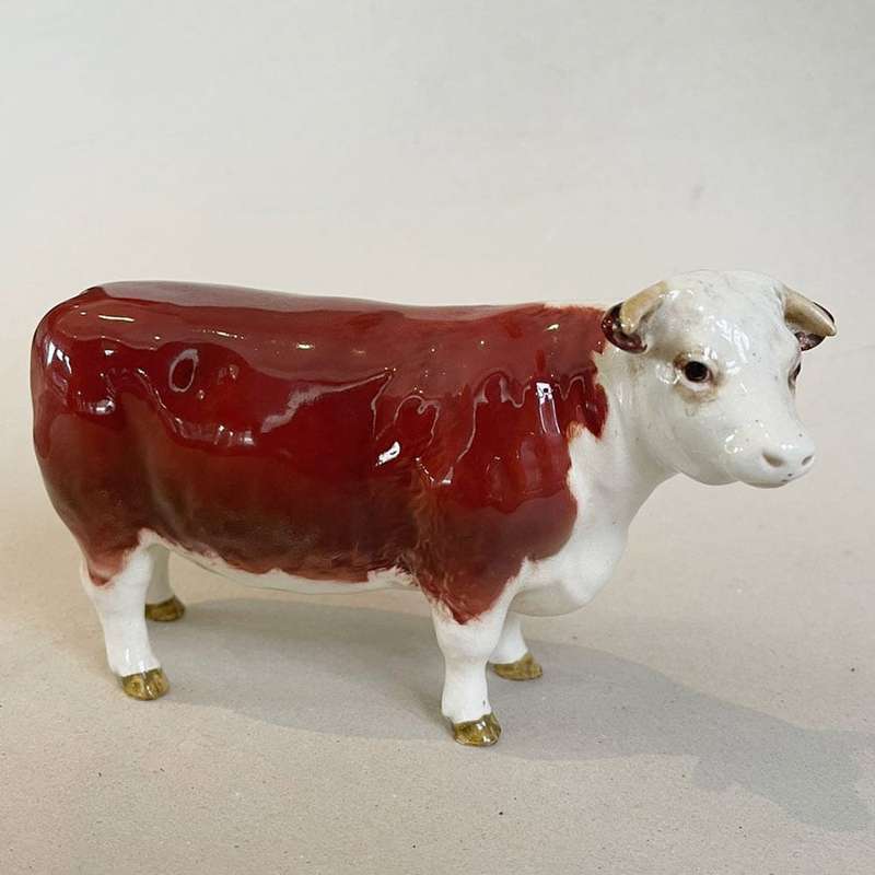 Rare Beswick Figurine Hereford Bull 1363a