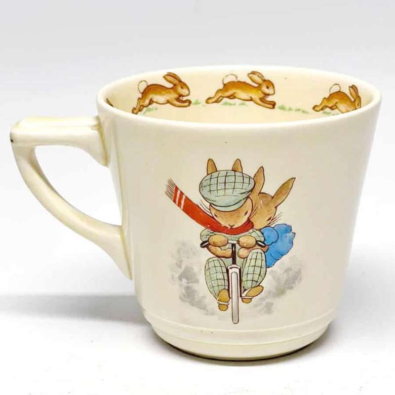 Royal Doulton Bunnykins Casino Cup Family With Pram