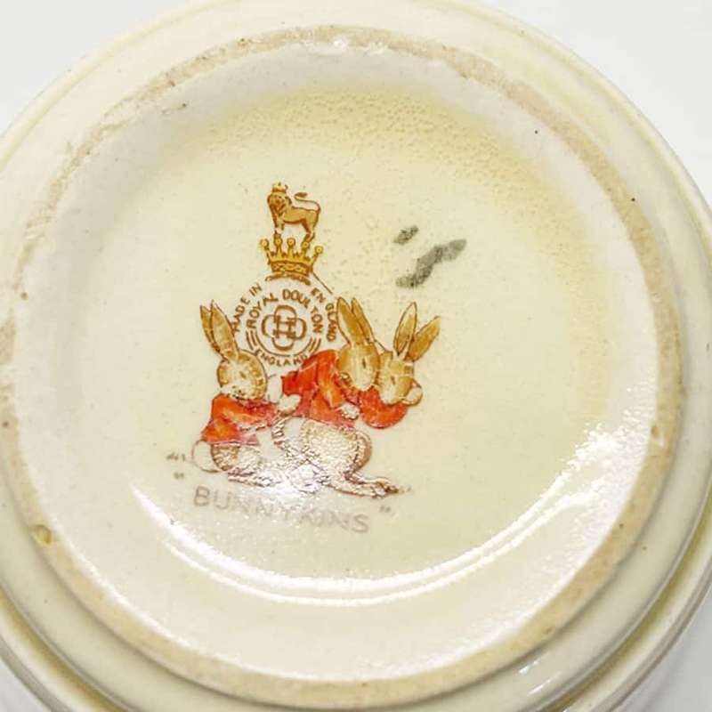 Royal Doulton Bunnykins Casino Cup Family With Pram
