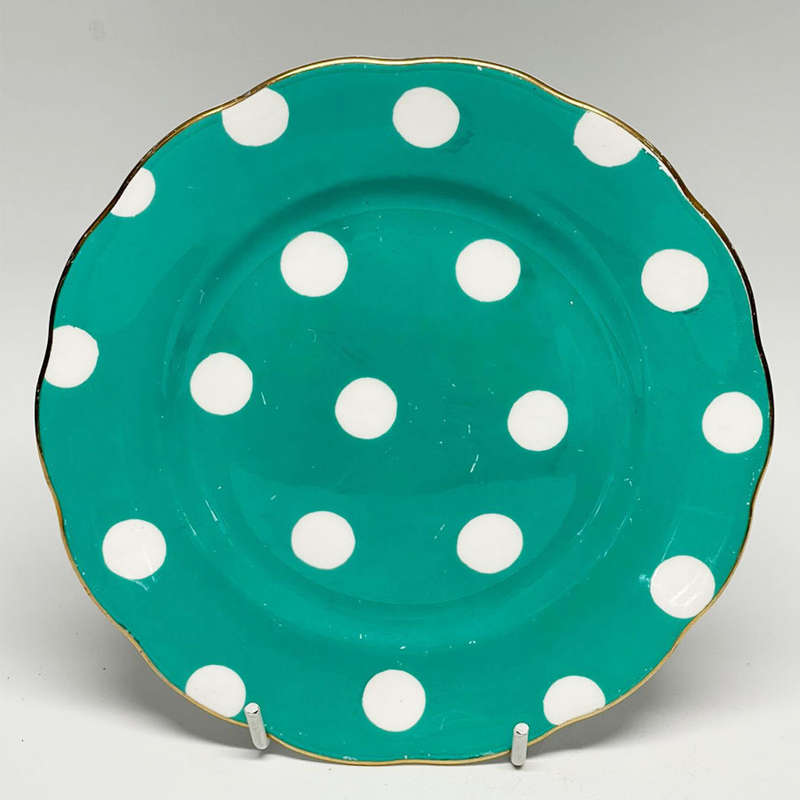 Royal Albert Polka Dots Turquoise Tea Trio