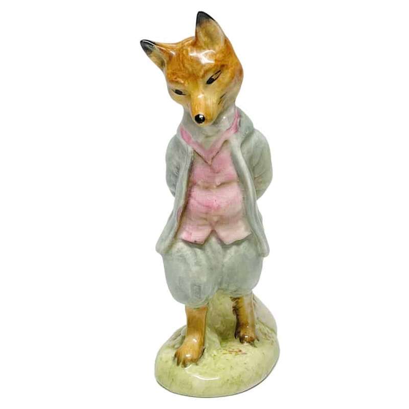 Beswick Beatrix Potter Foxy Whiskered Gentlemen  BP2 Gold