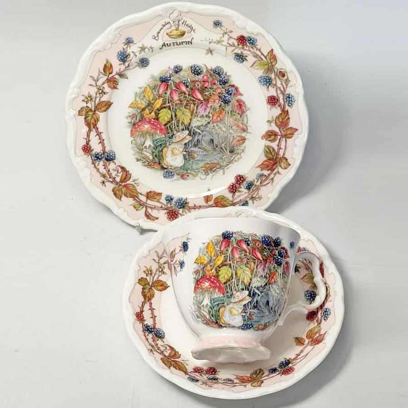 Brambly Hedge Autumn Tea Trio By Royal Doulton