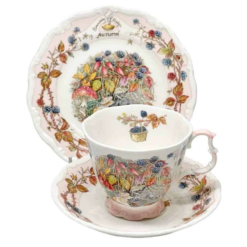 Brambly Hedge Autumn Tea Trio By Royal Doulton