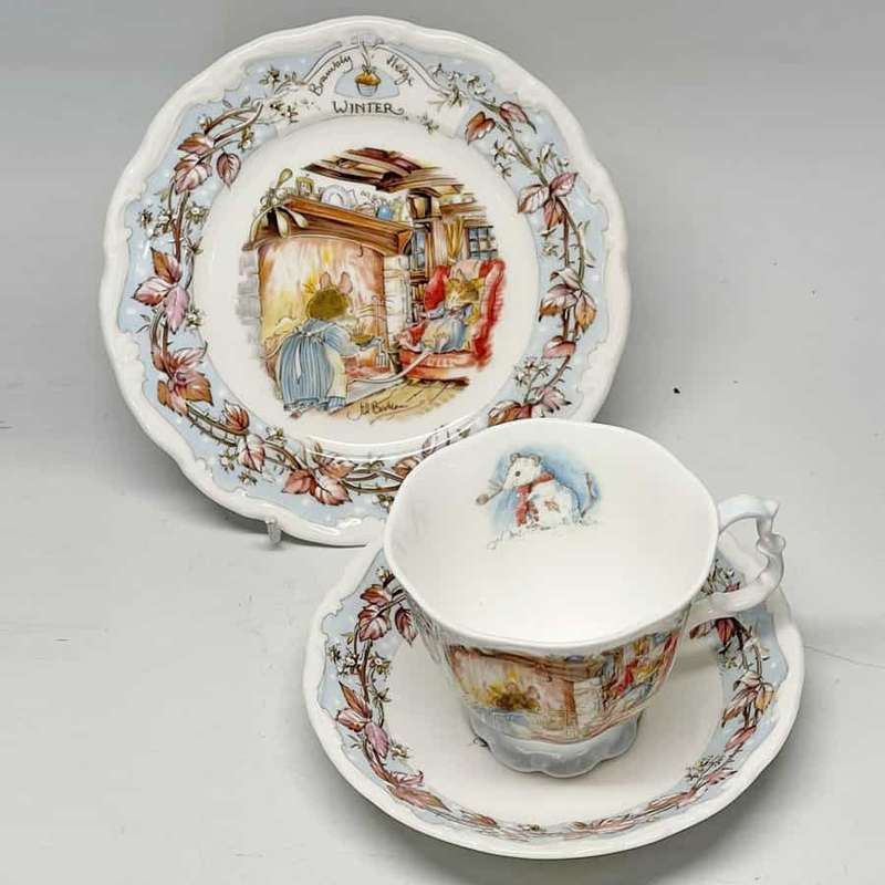 Brambly Hedge Winter Trio  By Royal Doulton