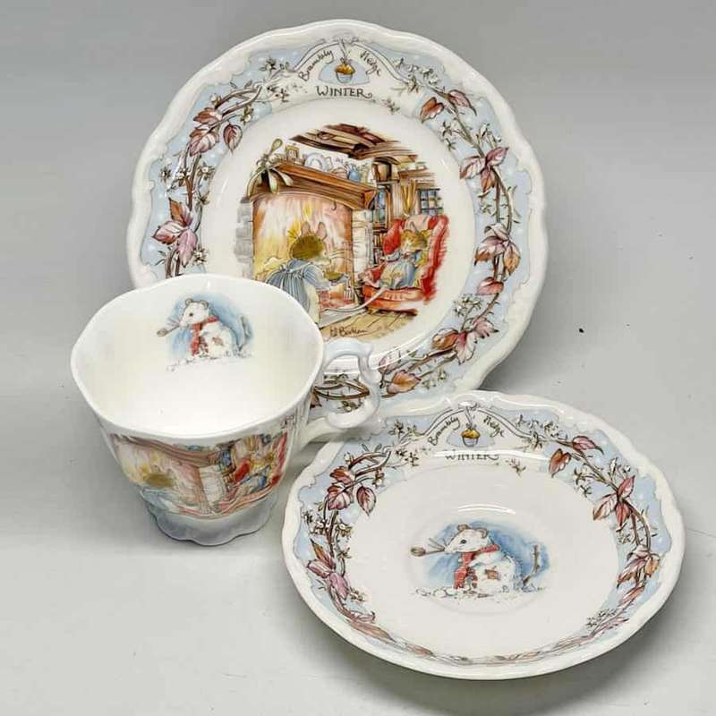 Brambly Hedge Winter Trio  By Royal Doulton