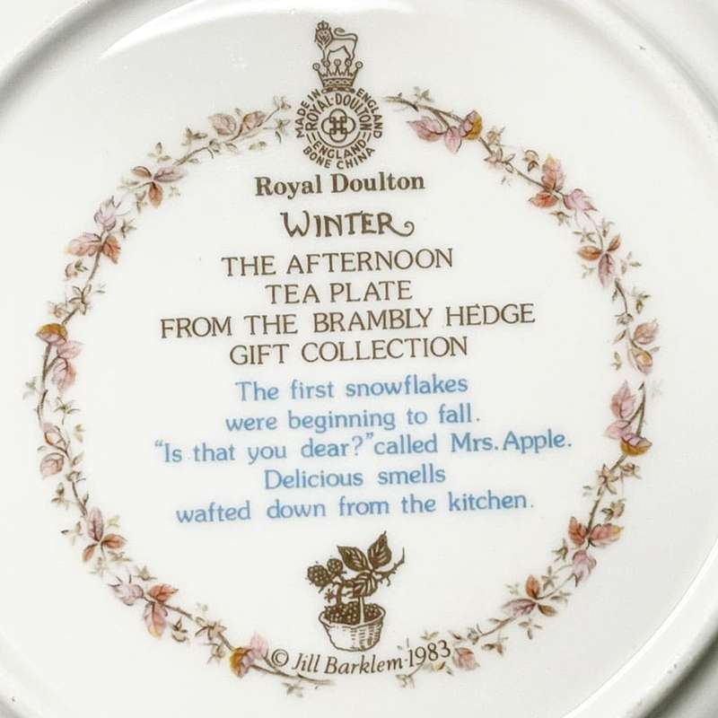Brambly Hedge Winter Trio  By Royal Doulton