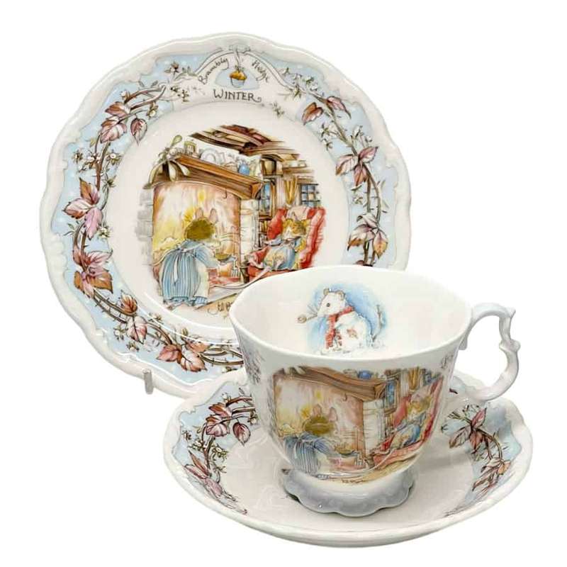 Brambly Hedge Winter Trio  By Royal Doulton
